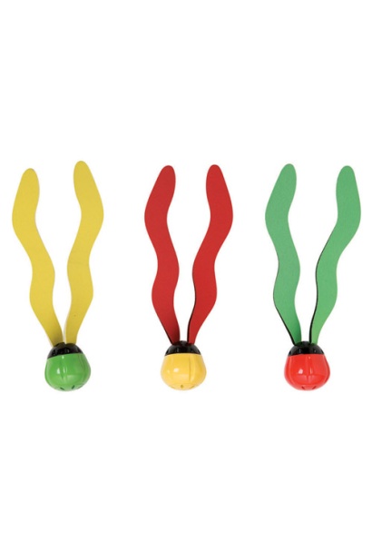 Erivärvilised uppuvad pallid 3 tk